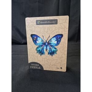 New Quordle Butterflies & Unicorns Wooden Puzzle Size Small Quordle Sealed..